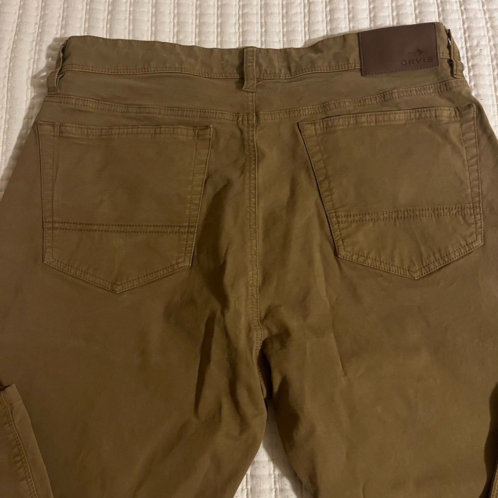 Orvis Men's Tan‎ Chinos - Picture 8 of 8